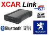 Adapter USB/SD/Bluetooth handsfree vstup pro autoradio Peugeot RD4(new)